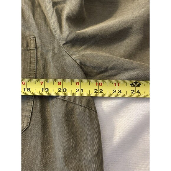 SUNDANCE Wayside Cargo Utility Jumpsuit XL Green Vintage Wash Roll Tab Coveralls - Picture 15 of 15